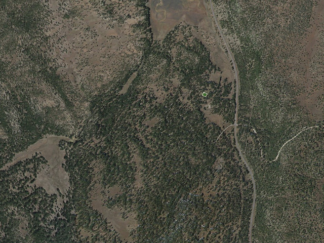 Aerial image of Pine Grove Campground
