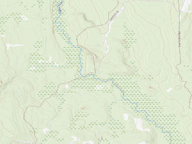 USGS topographic map of Pine Grove State Forest Campground