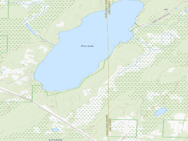 USGS topographic map of Pine Lake 4