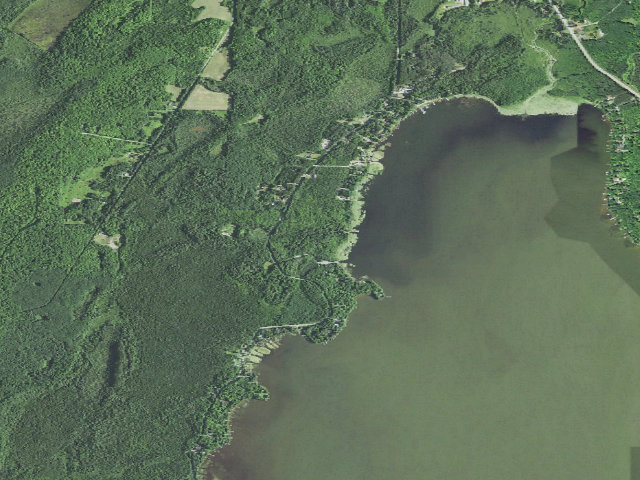 Aerial image of Pine Lake
