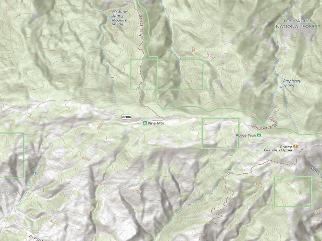 USGS topographic map of Pine Mountain