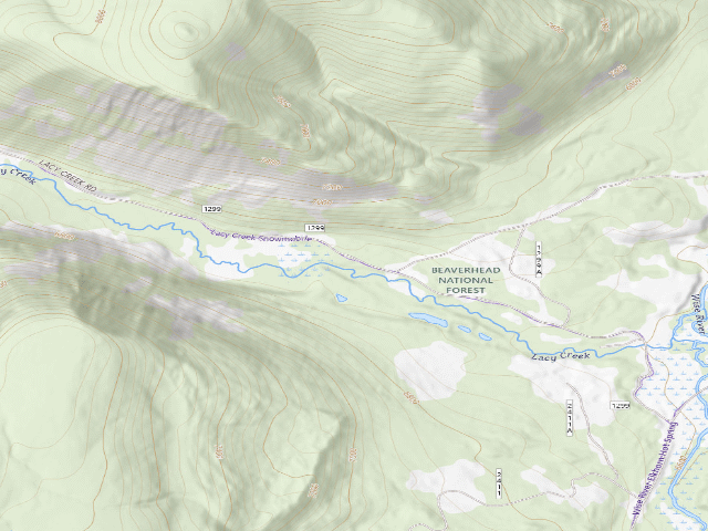 USGS topographic map of Pine Needles