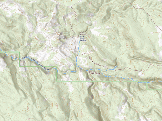 USGS topographic map of Pine Park Dispersed