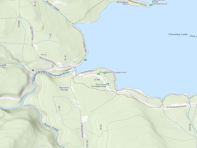 USGS topographic map of Pine Point