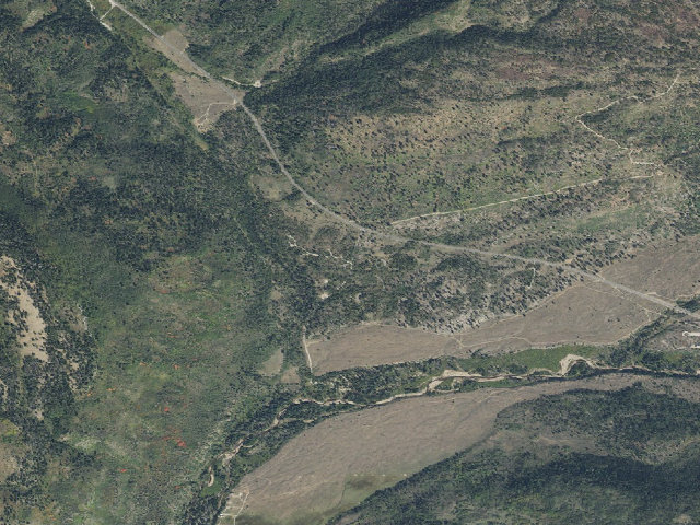 Aerial image of Pine Valley Camp (Dispersed)