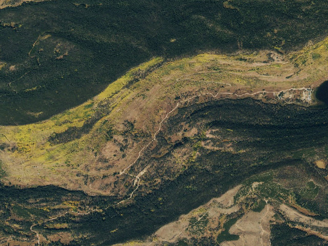 Aerial image of Piney Designated Dispersed