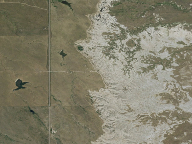 Aerial image of Pinnacles