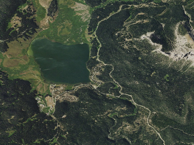 Aerial image of Pinnacles