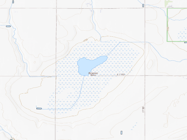 USGS topographic map of Pintail WMA