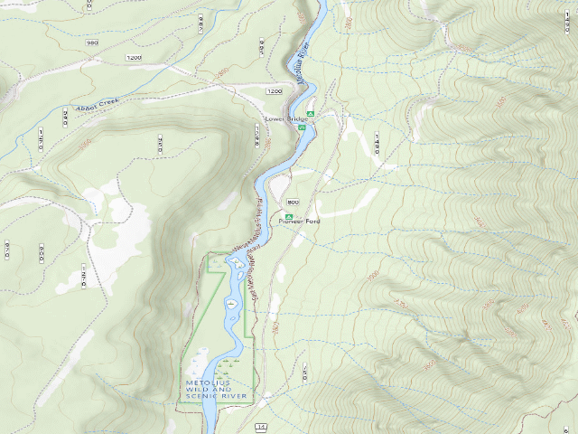 USGS topographic map of Pioneer Ford