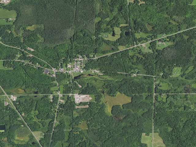 Aerial image of Pioneer Park & Campground