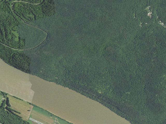 Aerial image of Pioneer Picnic Shelter - Adventure Trail (Harrison-Crawford State Forest)