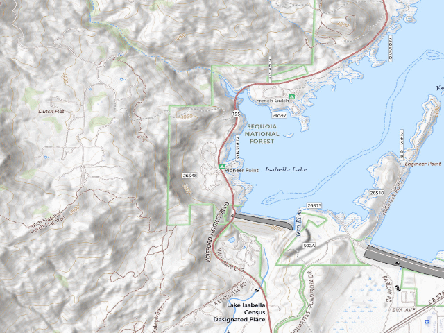 USGS topographic map of Pioneer Point