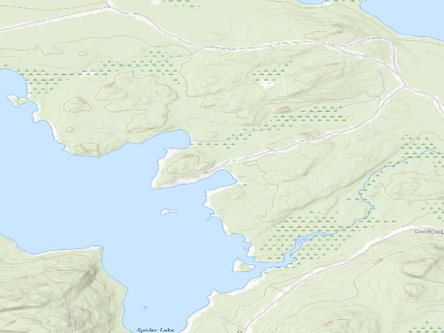 USGS topographic map of Piscataquis County