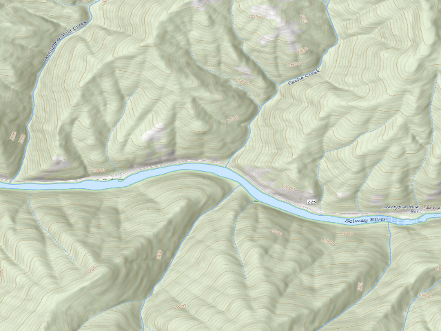 USGS topographic map of Pitbull Camp -017