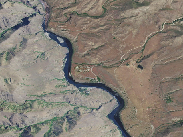 Aerial image of Pittsburg Campground