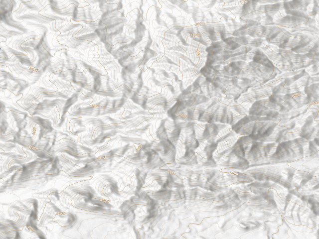 USGS topographic map of Piute Mountains Wilderness