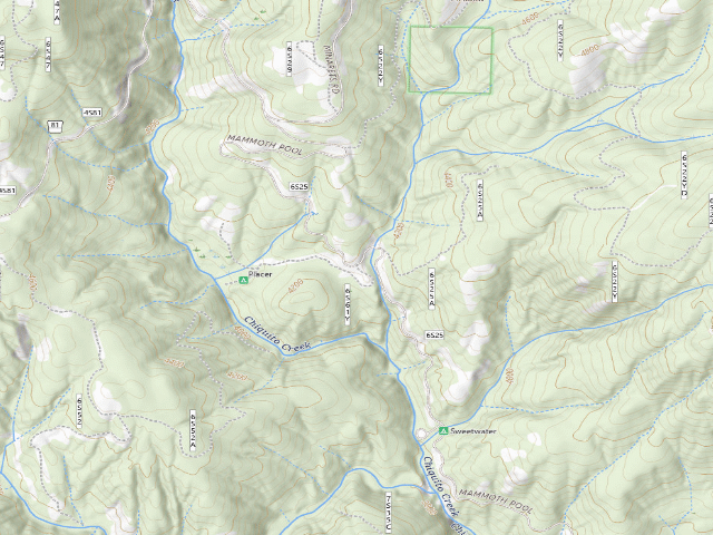USGS topographic map of Placer