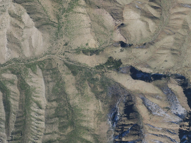 Aerial image of Plantation Flats Camping Area