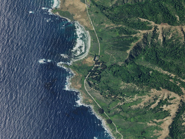 Aerial image of Plaskett Creek