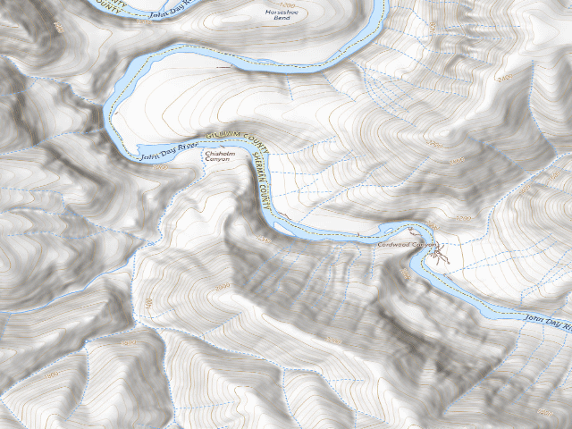 USGS topographic map of Plastic Camp