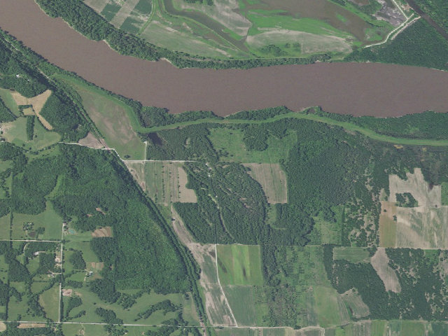 Aerial image of Plowboy Bend Conservation Area