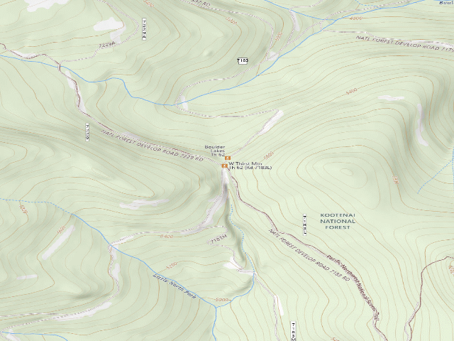 USGS topographic map of Pnt01 Rd7183 Site A
