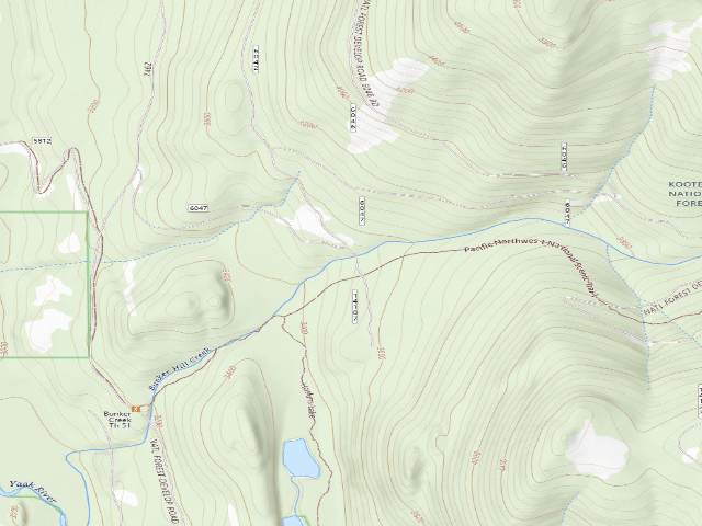 USGS topographic map of Pnt04 Tr51 Site B