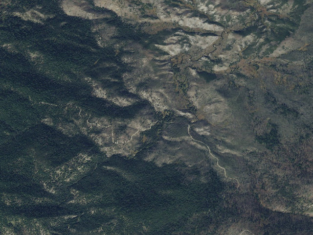 Aerial image of Poet Creek Campground