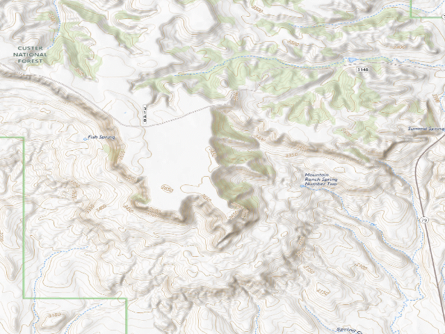 USGS topographic map of Point Bluff