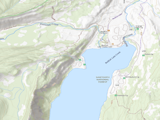 USGS topographic map of Point Cg