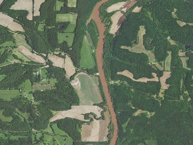 Aerial image of Pointers Creek Access