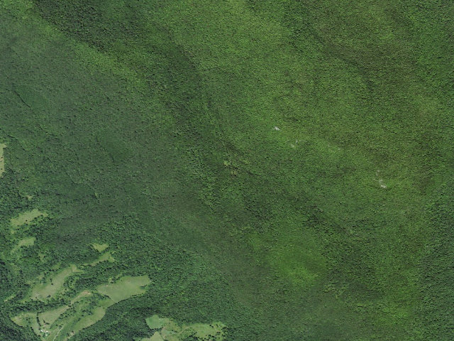 Aerial image of Pointy Knob Shelter