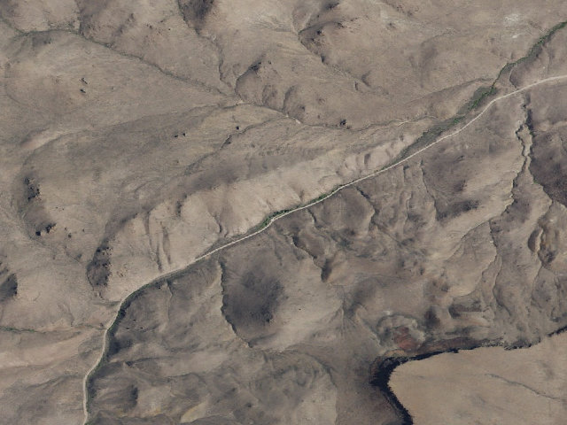 Aerial image of Poison Creek Picnic Site