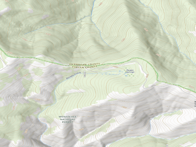 USGS topographic map of Poison Creek