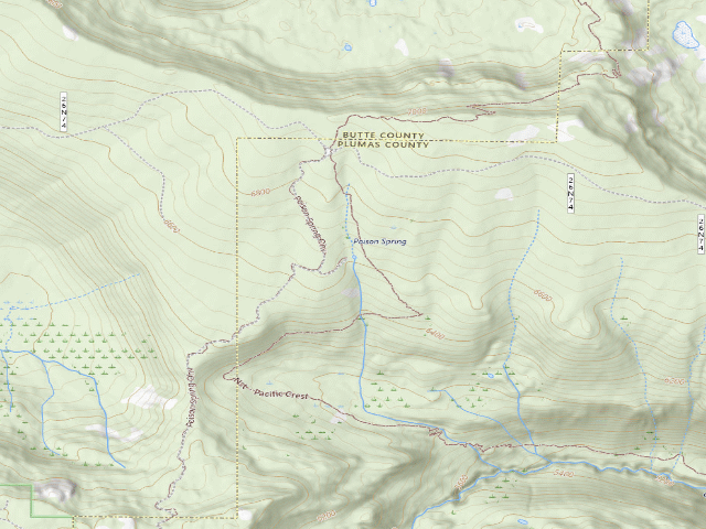 USGS topographic map of Poison Springs