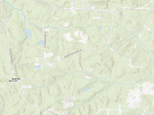 USGS topographic map of Poison Springs Camping Area #B-9