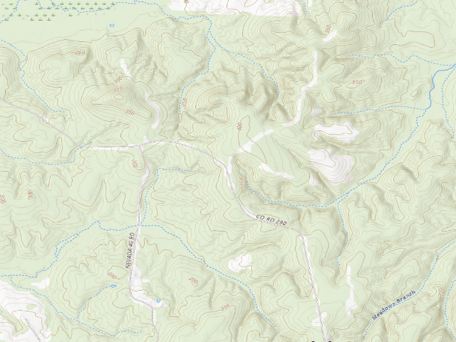 USGS topographic map of Poison Springs Camping Area #C-10
