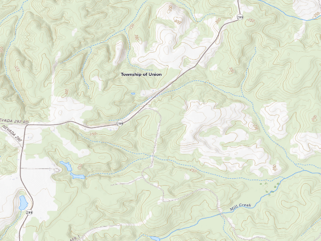 USGS topographic map of Poison Springs Camping Area #C-29