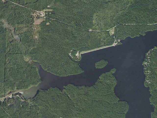 Aerial image of Poison Springs Camping Area #D-54