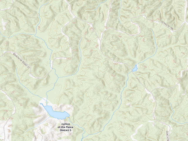 USGS topographic map of Poison Springs Camping Area #E-3