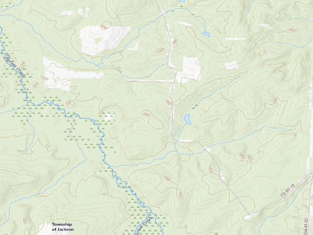 USGS topographic map of Poison Springs Camping Area #F-19