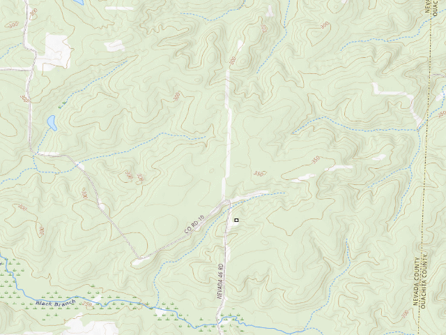 USGS topographic map of Poison Springs Camping Area #F-29