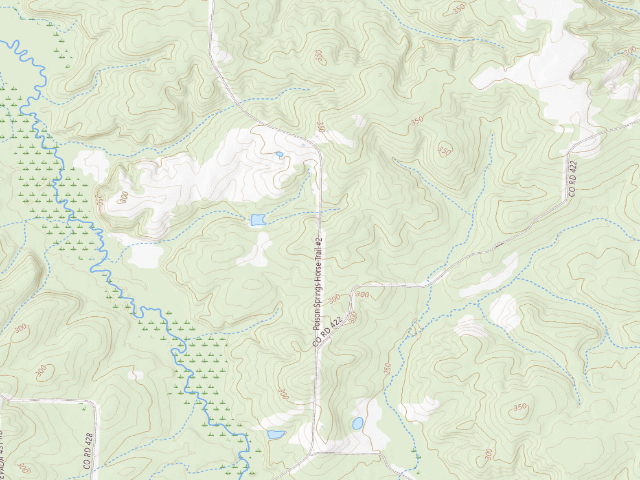 USGS topographic map of Poison Springs Camping Area #F-3