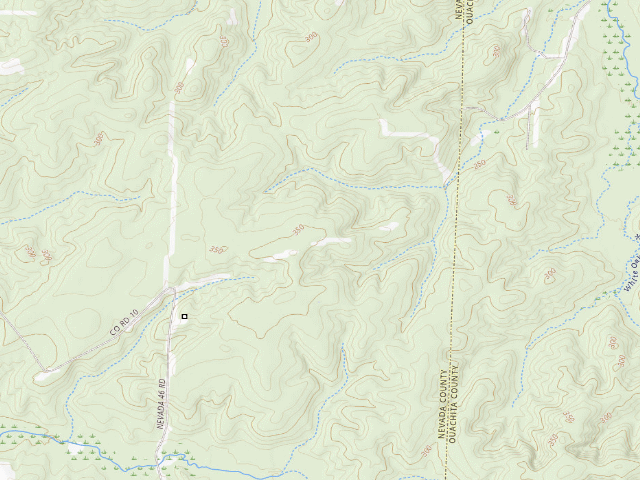 USGS topographic map of Poison Springs Camping Area #F-31