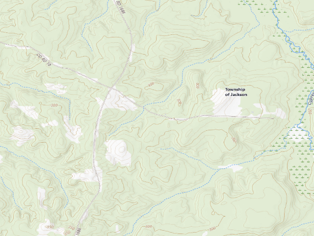USGS topographic map of Poison Springs Camping Area #F-39