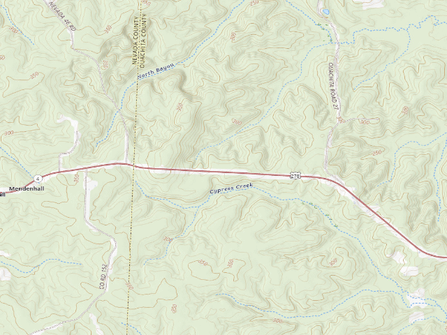 USGS topographic map of Poison Springs Camping Area #G-79