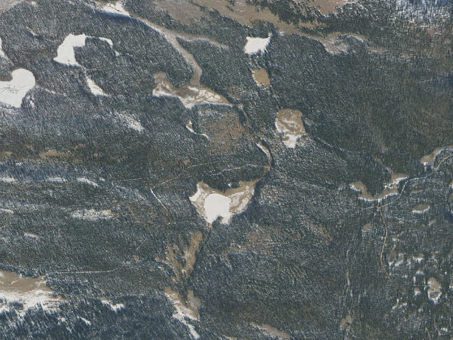 Aerial image of Pole Creek Lake
