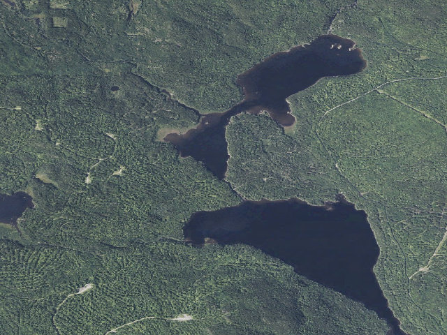 Aerial image of Pollywog South (Nahmakanta Public Land)