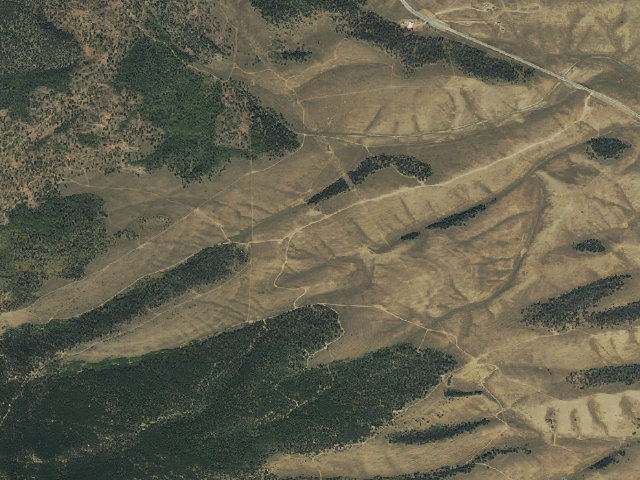 Aerial image of Poncha Pass Dispersed Campground